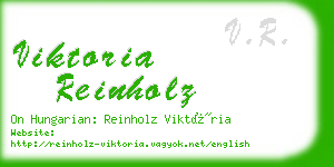 viktoria reinholz business card